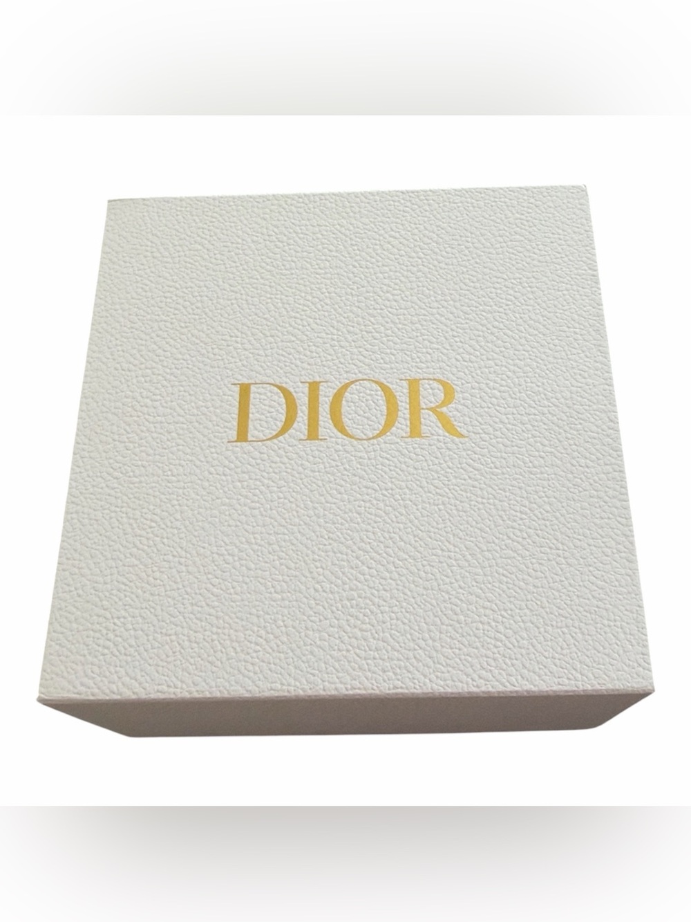Dior White Box with Gold Logo